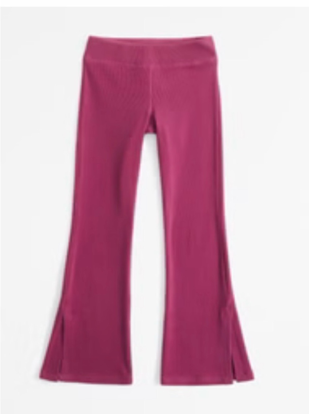 Abercrombie Kids Girls Ribbed Flare Leggings Size 11/12